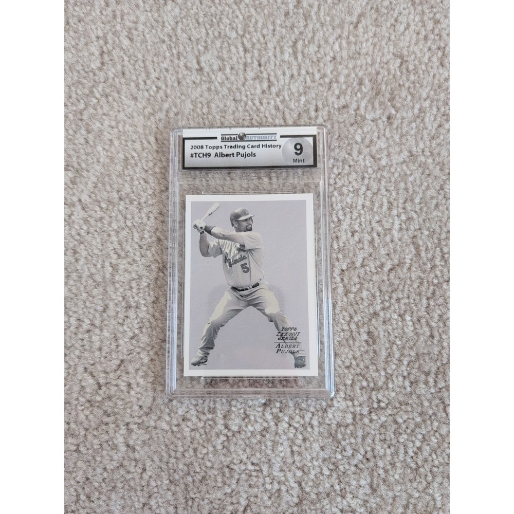 2008 Albert Pujols Topps Zee Nut TCH9 Graded Card 9 Baseball Cardinals